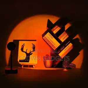 Orange Sunset Light Projector Lamp