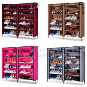 Double Shoe Rack With Cover