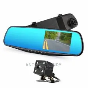 Dash Camera Mirror Dual 1080P IPS DVR Rearview Car Camera Re