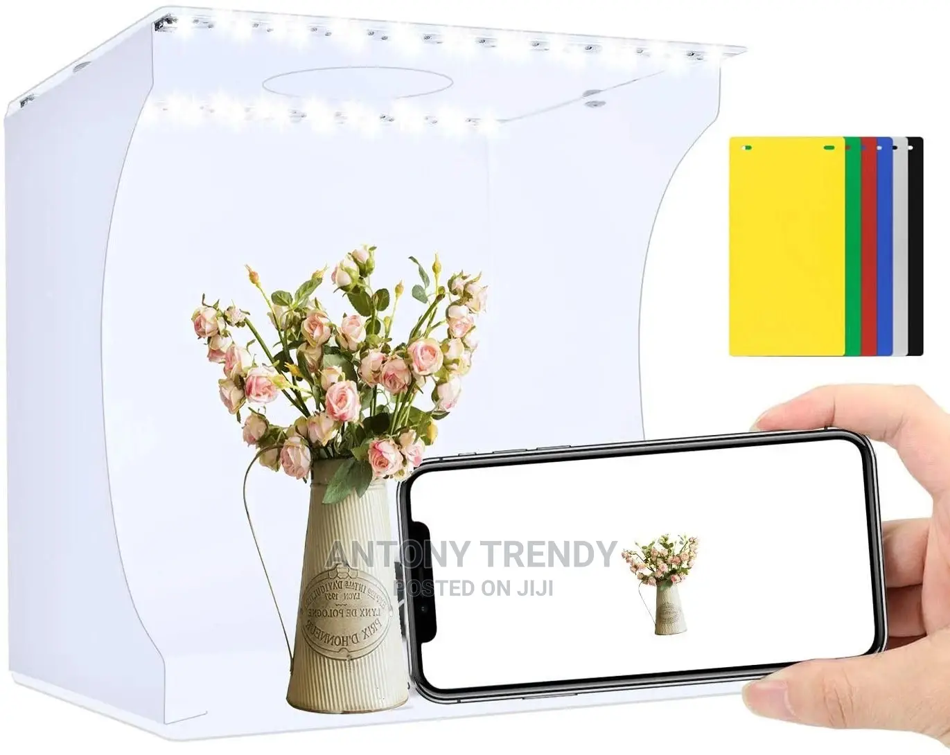 23*23cm 9" Mini Folding Studio Diffuse Softbox Lightbox