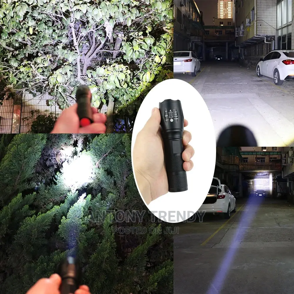 Light Wait And Compact T6 Flashlight For Home