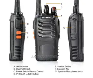 Baofeng Bf-888s Walkie Talkie Portable Radio Bf888s 16ch