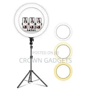 RL-18 LED Studio Ring Light (18" Inches) Camera / Phone Stan