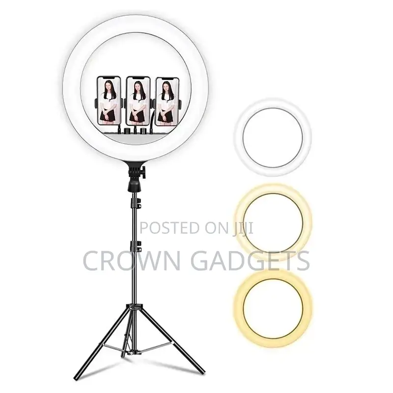 RL-18 LED Studio Ring Light (18" Inches) Camera / Phone Stan