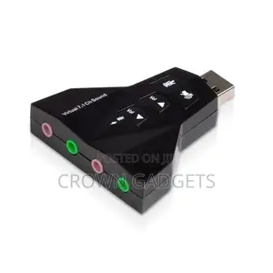 Digital Dual Virtual 7.1 Channel USB 2.0 Audio Adapter