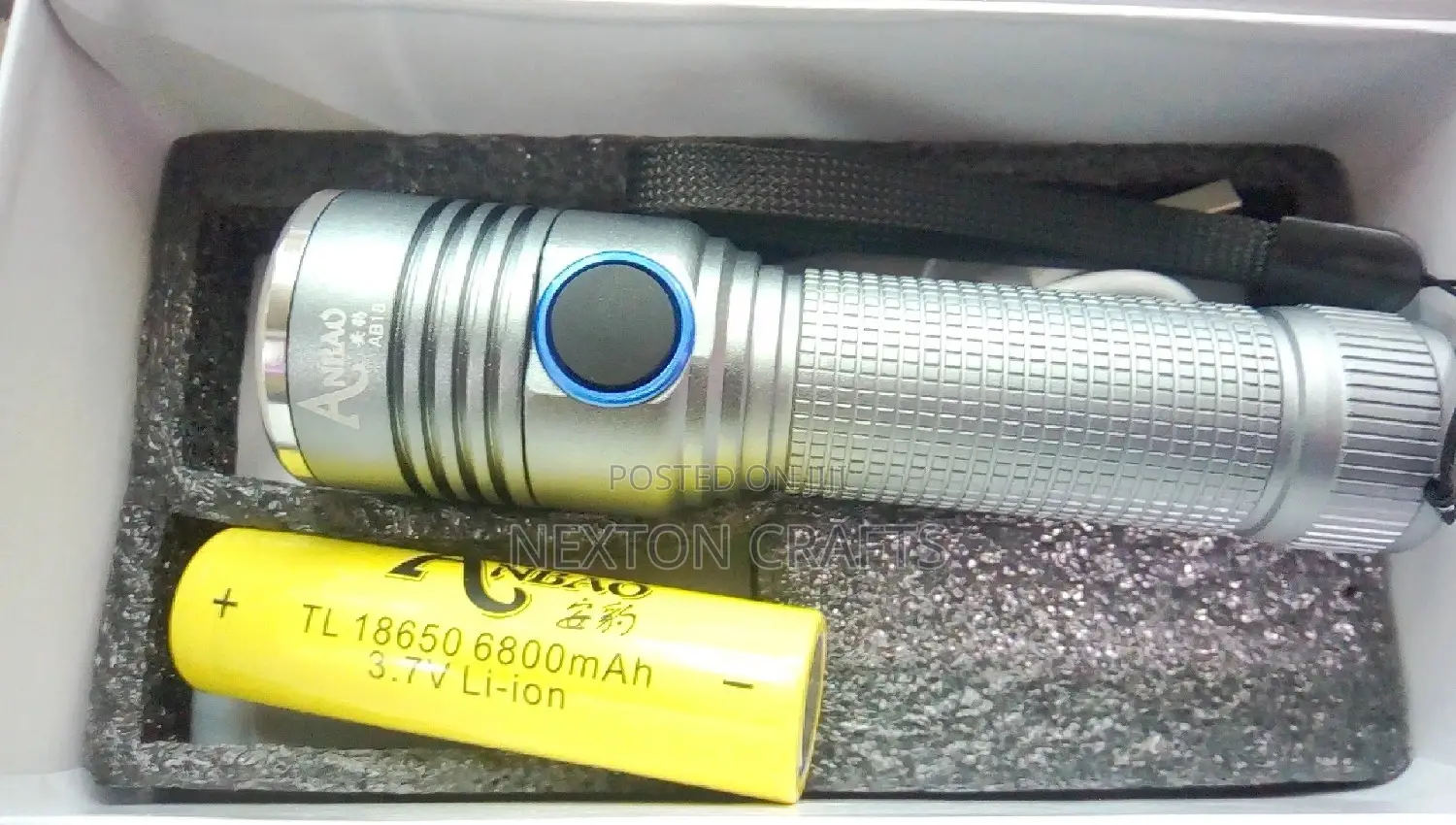 Super Bright LED Rechargeable Flashlight
