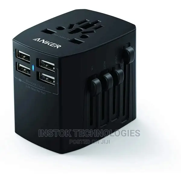 Anker Universal Travel Adapter With 4 USB Ports
