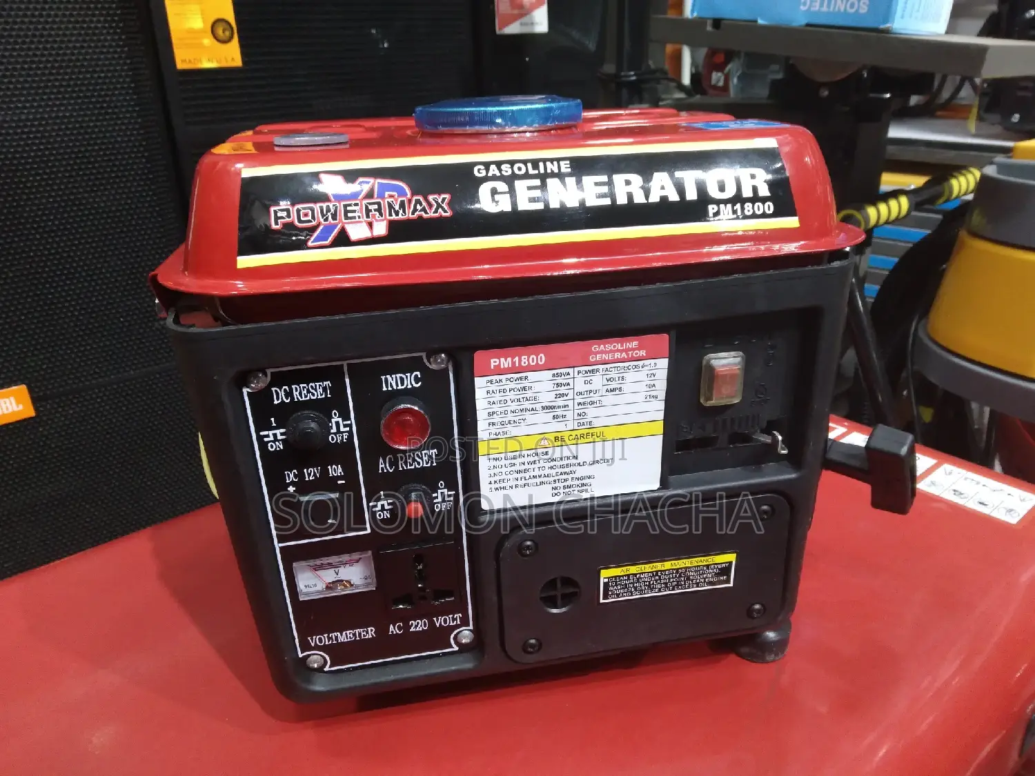 Powermax 750w Gasoline Generator