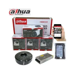 Dahua 4 Complete CCTV Cameras Complete System