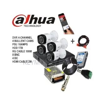 Dahua 4-Camera Pack CCTV Kit,1 TB Hard Disk