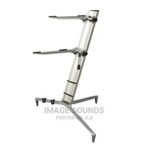 Aluminum Double Keyboard Stand