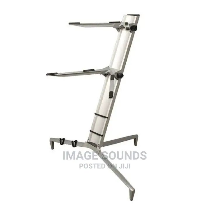 Aluminum Double Keyboard Stand