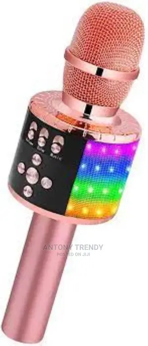 Advance Technology Karaoke Microphone With Led Lights