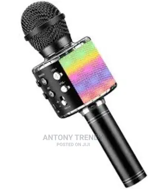 Wireless Karaoke Microphone Black in Colour