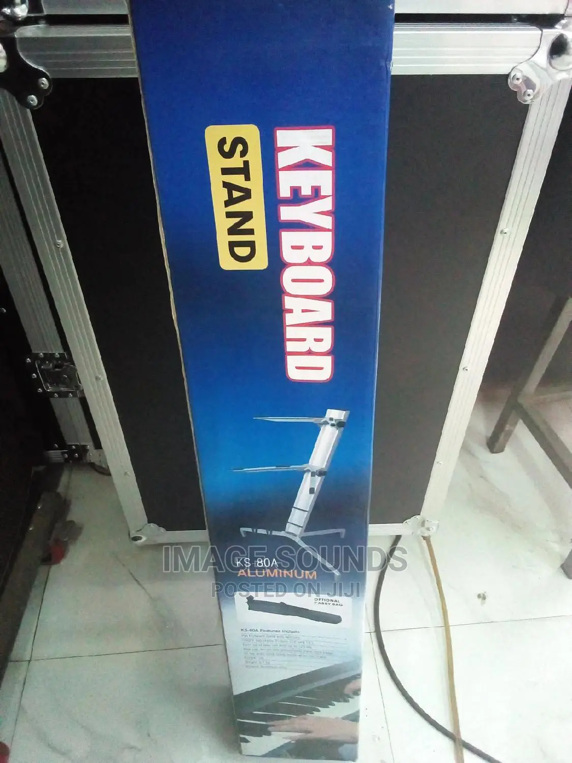 Aluminum Double Keyboard Stand