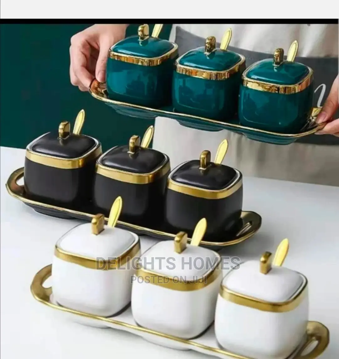 3pcs Ceramic Cannisters