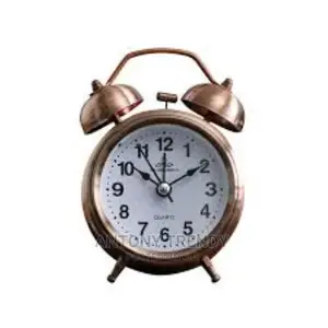 Vintage Alarm Clock - Old Retro Alarm Clock Beige in Colou