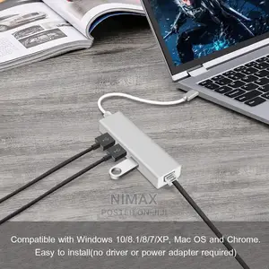 USB 3.0 HUB Multi-Function LAN Adapter