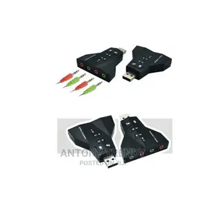 1 Pc 3d External Usb Audio Sound Card 7.1