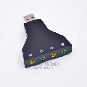 Usb to 3d External Sound Card Audio Adapter Virtual 7.1