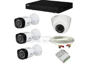 Three Dahua CCTV Cameras Security Surveillance 1080p