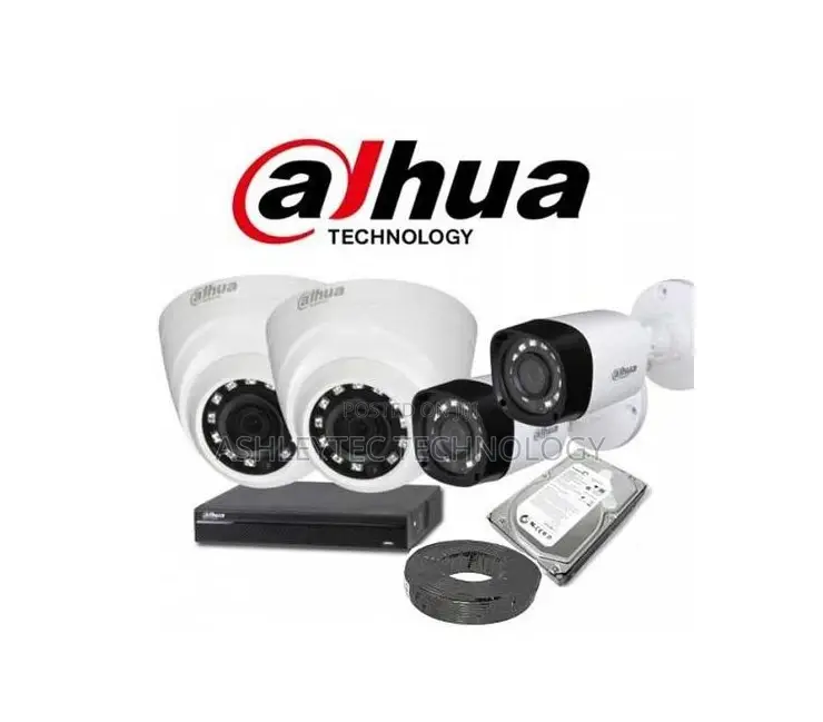 Affordable 5 Dahua CCTV Cameras Security Surveillance Te