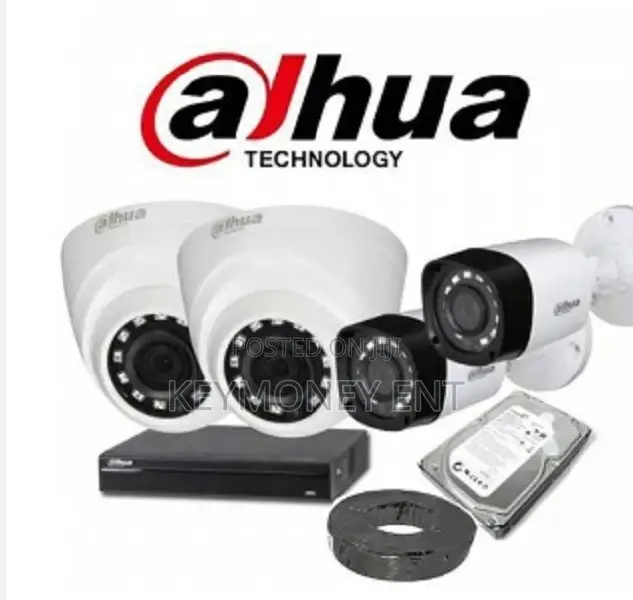 Three Dahua CCTV Cameras Security Surveillance Complete 3 Bu