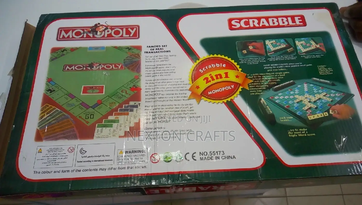 Scrabble and Monopoly Game
