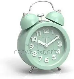 Mini Non-Ticking Vintage Classic Analog Alarm Clock
