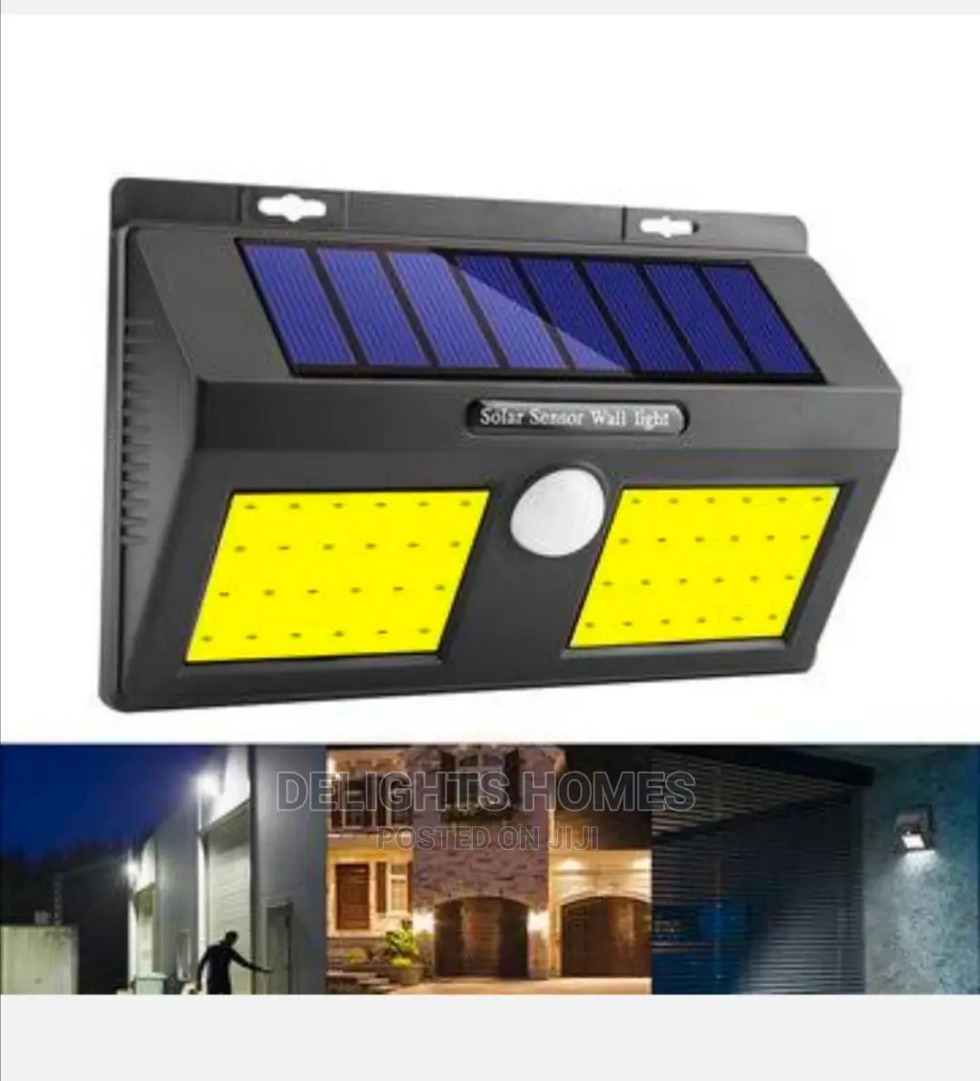 Double Sensor Solar Light