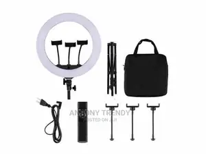 18- Inch LED Ring Light Kit With 7 Ft. Tripod