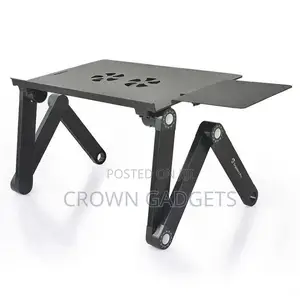 Flexible Laptop Stand Black In Colour