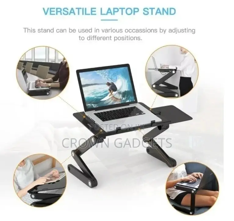 All Time Adjustable Laptop Stand for Bed