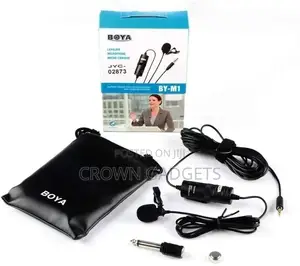 Wired Black BY-M1 Boya Collar Mic