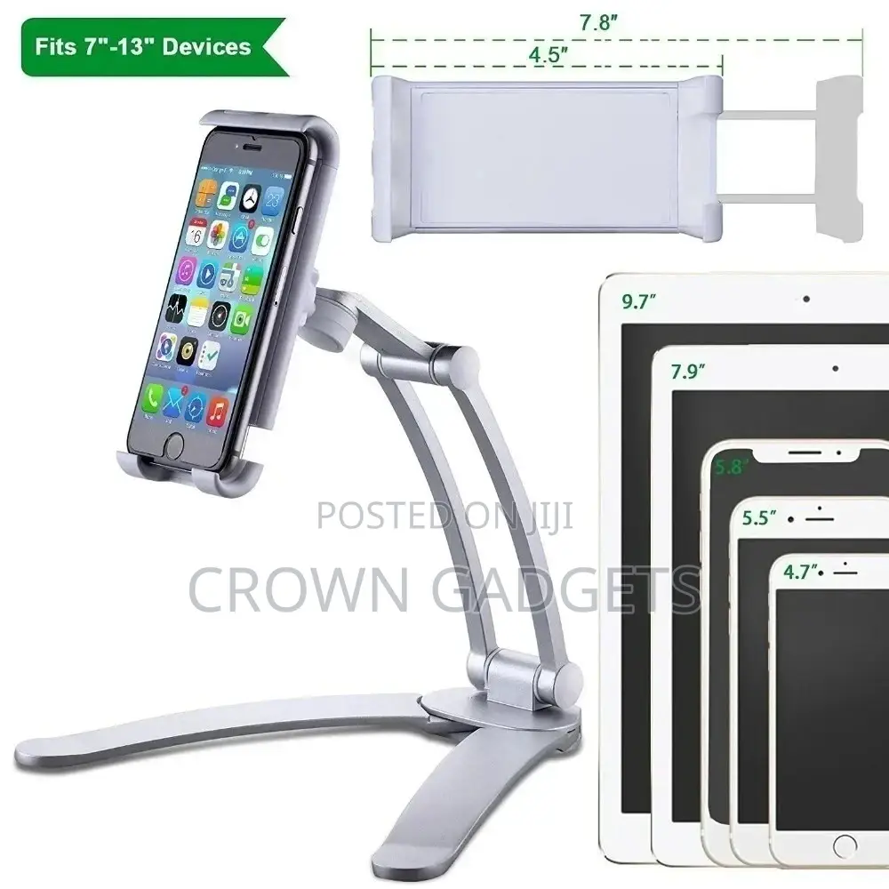 Compact Design Wall Desk Tablet Mount Stand