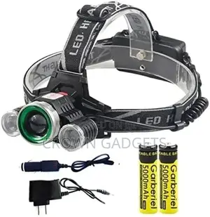 Ed Headlamp 3 T6 Zoomable Head Flashlight
