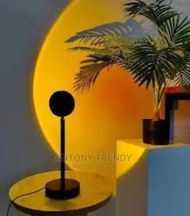 LED Rainbow Lamp Sunset Projector Lamp Touch Control Atmosph