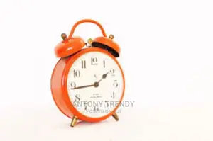 Orange Vintage Alarm Clock