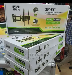 26" to 55" Swivel Wall Bracket. (Full Motion Wall Mount)