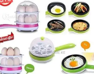 14 Egg Boiler With Frying Pan