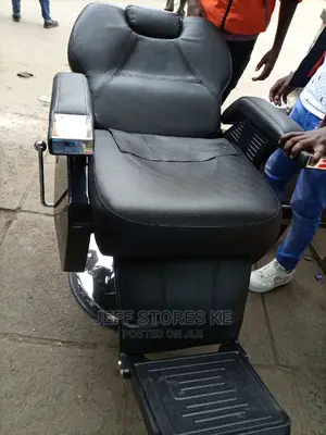 Black Jumbo Barber Chair