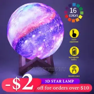 3D Printing Moon Lamp Galaxy Moon Light Kids Night Light 16