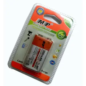 Multiple Power 9V 300mah Multiple Power Rechargeable Battery
