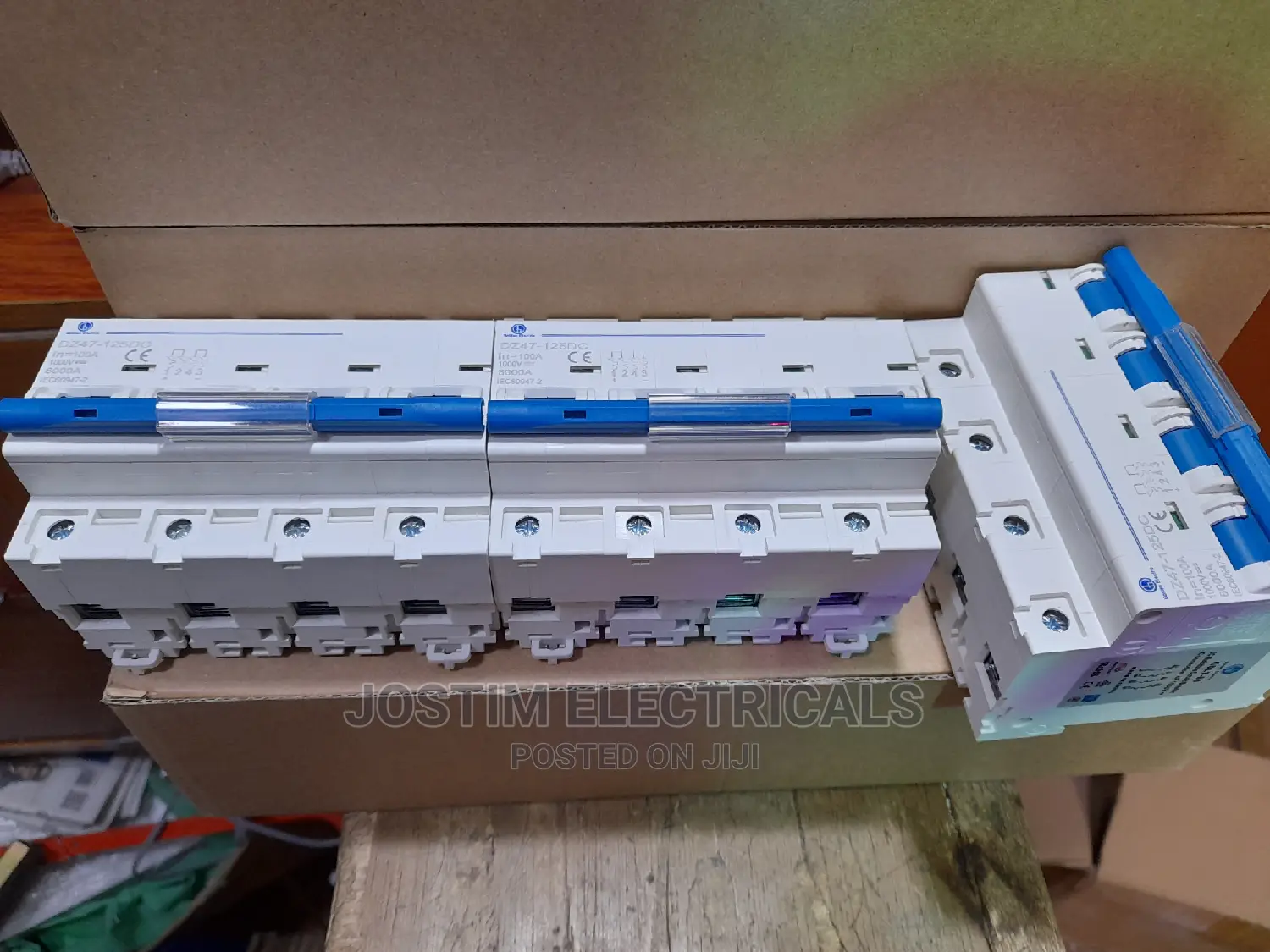 1000v 4pole Dc MCB 100a