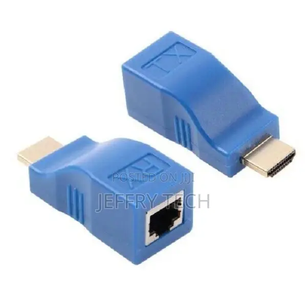 HDMI to RJ45 Extender Adapter (Receiver Transmitter) by Ca