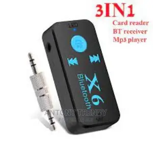 Generic Car Bluetooth X6 Music Receiver Adapter 3.5mm Jack W