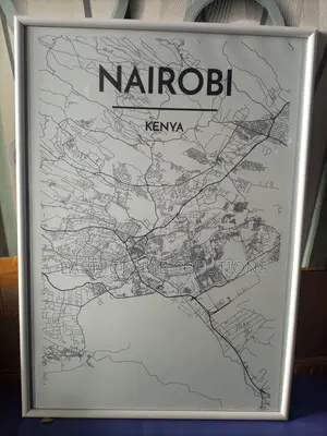 Frame the City, Nairobi Framed Map