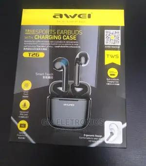 Awei TWS Sport Wireless Earphones With Charging Case.