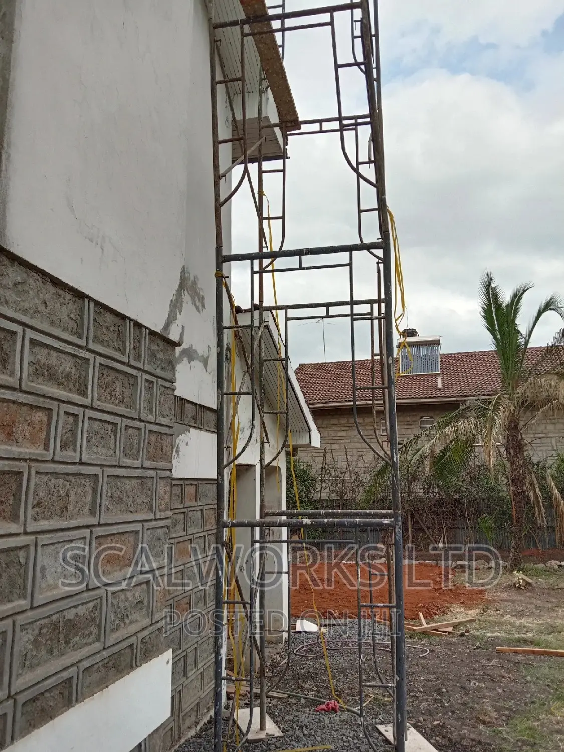 Ladders or Scaffolds for Finishing Projects