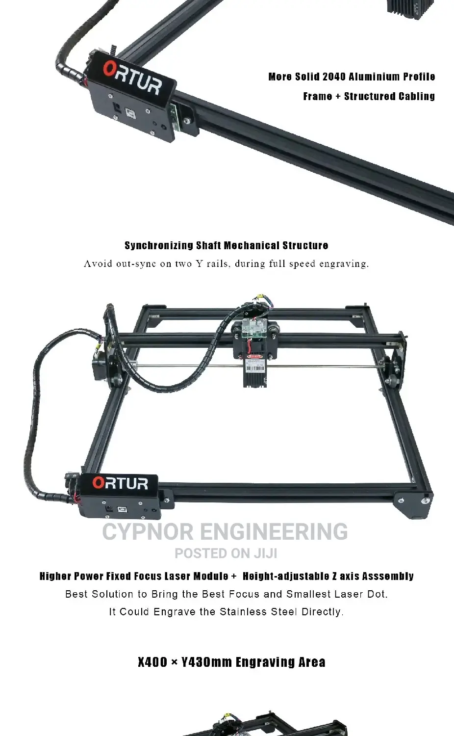 Laser Engraver 40watts ORTUR